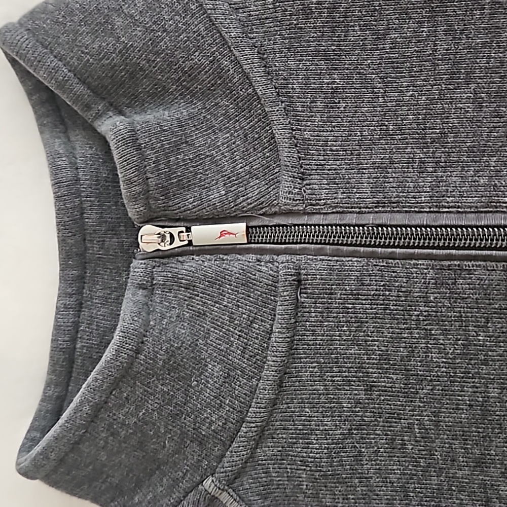 Vintage Tommy Bahama 1/4 Zip Sweatshirt Sweater Size M - Picture 3 of 12